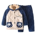 thumbnail image 1 of Fgnfyis Kids 2pc Soft Fleece Pajama Set Boys Outfits Blue 10, 1 of 3