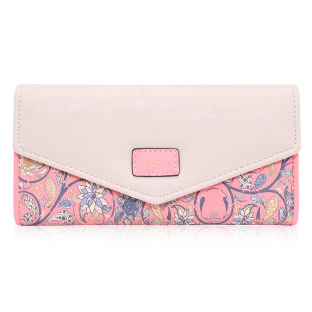 Élégant Modèle de Fleur Frais Mode Doux Élégant Dames Porte-Monnaie