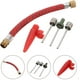 thumbnail image 5 of Portable inflator ball pump air pump inflation kit with needle, nozzle, extension hose for basketball, football, volleyball, rugby, balloons, other in, 5 of 5