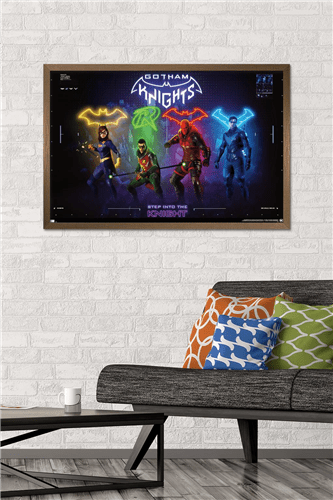 DC Comics Gotham Knights - Characters Wall Poster, 22.375" x 34" Framed