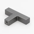 thumbnail image 2 of GlideRite 2 in. Solid Square Cabinet T-Knob, Graphite Gray - 21683-T-GPH, 25 Pack, 2 of 4