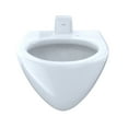 thumbnail image 3 of TOTO CT708UVG#01 1.0/1.28/1.6 gpf, Flushometer, Wall Mount, Elongated, Toilet Bowl, Cotton, 3 of 4