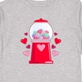 thumbnail image 4 of Inktastic Valentine's Day Gum-ball Machine Boys or Girls Long Sleeve Toddler T-Shirt, 4 of 5