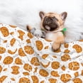 thumbnail image 3 of Disketp Yellow Biscuit Dog Blanket/Bed Cover for Dogs and Cats,Puppy Essentials-Medium, 3 of 8
