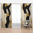 thumbnail image 1 of Designart 'Glam Collage II' Moderne & Contemporain Panneau Rideau Occultant, 1 of 4