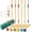 35'' Deluxe, variant on Croquet Set for 6 Players – Rubber Wooden Mallets, Colored Balls, Wickets, Stakes, and Large Carry Bag, for Lawn and Backyard Fun
