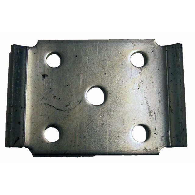 AP Leaf Spring Plate 014-122226 Fits 2 Inch Width Slipper Spring; 3 Inch Tie Plate; Zinc Plated