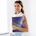 thumbnail image 6 of Lion Crown Clouds 3 Ring Binders 1.5 inch Hardcover File Folders with Interior Pockets A4 Size Organizer for School Office Hospital Set of 2, 6 of 8