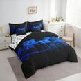 thumbnail image 3 of Castle Fairy Gradient Video Game Twin Bedding Sets 7-Piece for Kids Teens Adults,Abstract Ombre Game Controller Bedding Comforter Set Microfiber,Neon Lights Gamer Breathable Sheet Sets, 3 of 8