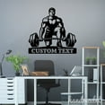 thumbnail image 5 of Handmadetneonsign Weightlifter Metal Wall Art Light, Gym Sport Metal Sign Wall Decor, Gym Metal Decor, 5 of 5