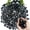 1-2 inch, variant on 15LB Black River Rocks for Landscaping 1-2 Inch Natural Polished Stones Decorative Pebbles for Plants Vases Aquarium Large Outdoor Garden Rocks