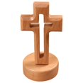 thumbnail image 2 of Crucifijo de de piezaza para Regalos Cristianos para Iglesia, Sa de , Dormitorio, Escritorio de Oficina, Accesorios Decorativos base redonda Baoblaze estatua de la cruz, 2 of 7