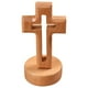 thumbnail image 2 of Adorno de cruz de , regalos cristianos, colección de decoración para el hogar de pie, crucifijo para base redonda perfke estatua de la cruz, 2 of 7