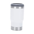 thumbnail image 2 of Enfriador de latas con aislamiento de doble pared de acero inoxidable de 420 ml para fiestas, gimnasios en casa Blanco, 2 of 9