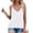 White, variant on DuoJiaJ Women Casual Summer V-Neck Camis Top Solid Color Blouse Spaghetti Strap Camisole Top Summer Tank Tops Women Black XL