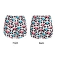 thumbnail image 3 of Pofeuu Heart Panda Print Women's Athletic Shorts Running Workout Shorts Tummy Control Quick Dry Gym Shorts with Pockets Double layer sports shorts-Small, 3 of 7
