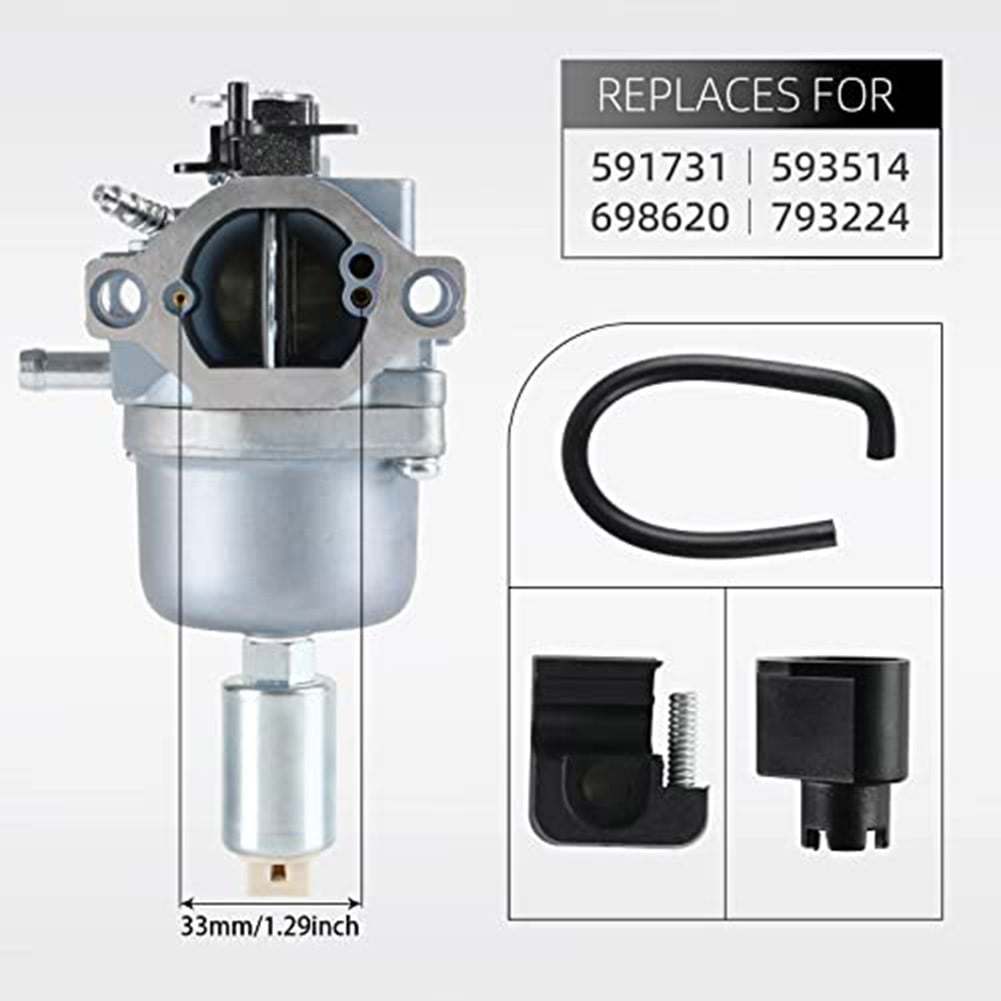Outlier 799727 Carburetor Replacement for B&S 791858 792358 794572 with Cleaning Brush, Lawn Mower Parts & Accessories