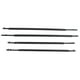 thumbnail image 2 of 75710-47021, impermeable 4 PCS de Goma de Goma, Buen Automóvil de Sellado Fuera de la Ventana Weatherstrip para Prius 2010 A 2015, 2 of 7