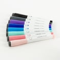 thumbnail image 4 of U Brands Dry Erase Markers, Low Odor Ink, Medium Bullet Tip, Assorted Colors, Pastels, 8 Count, 4689U, 4 of 11