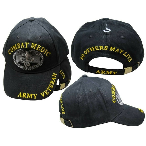 Vietnam Veteran Proudly Served Combat Veteran Ribbon Khaki Embroidered Cap Hat