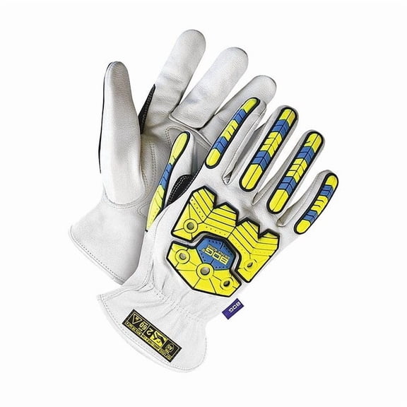 Bdg Cut-Resistant Leather Gloves, Cut Level A5 ,L 1 PR 20-1-10697-L