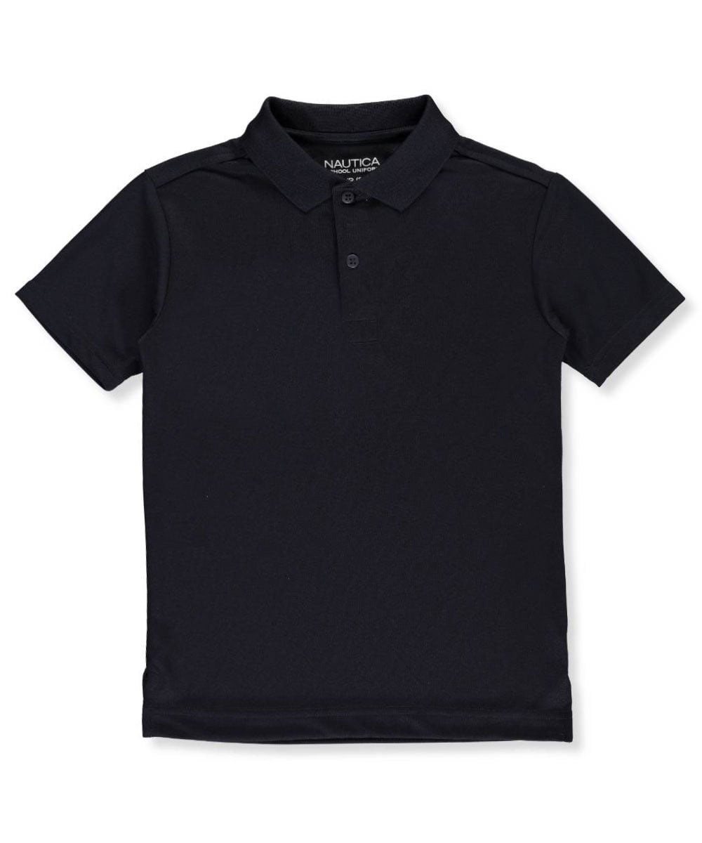 Nautica Boys Tee Shirt School Uniform Short Sleeve Polo New