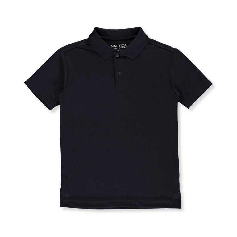 Nautica school hot sale uniform performance polo