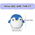 thumbnail image 4 of Crochet Kit - Crochet Kit for Beginners Kids,Crochet for Beginners,Knitting kit,Crochet Hook,Beginner Crochet kit for Adults,Knitting kit for Beginners Adult (Frog, OWL and Penguin - 3 Units), 4 of 8