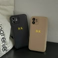 thumbnail image 3 of Korea Custom Name Letters Leather PU Soft Case For iphone 15 14 13 Pro Max 12 11 Pro X XS XR 7 8 Plus Luxury Cover for iphone 15 red For iPhone 12 ProMax, 3 of 6