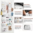 thumbnail image 4 of Boczif 52 Pockets Over-the-Door Hanging Shoe Organizers with Accessories Included, White, 4 of 7