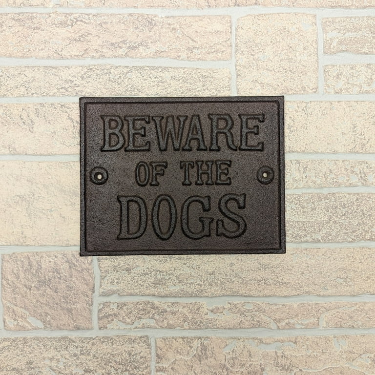 Beware of Dogs Warning Caution Sign Rustic Home Front Porch Garden Gate Plaque Beware of Dogs Warning Caution Sign Rustic Home Front Porch Garden Gate Plaque