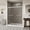 Chrome, variant on Frameless Shower Door, 56-60" W x 74" H Double Sliding Glass Door, 5/16" Tempered Clear Glass with Nano-coating, Matte Black, ACE