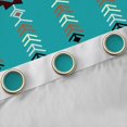 thumbnail image 4 of Feelyou Teal Aztec Women Curtains Pack of 2 (42x84 Each), Rustic Farmhouse Curtains Blackout, Mandala Southwestern Bedroom Curtains, Living Room Curtains Decor, 4 of 6
