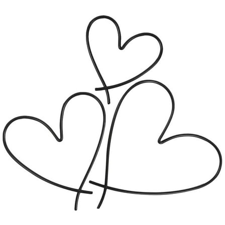 FESTFENDS 3Pcs Memories Heart Wall Decor Wall Art for Romantic Events