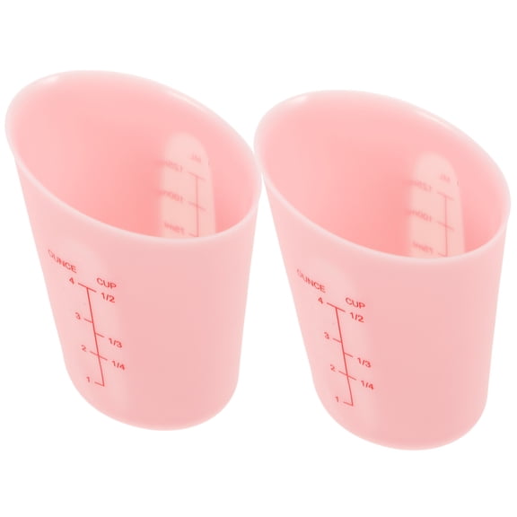 STRANDCHIC Silicone Flexible Measuring Cups for Liquids, , Set of 2, Kitchen Baking Tools, and Easy to Clean