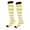 Black, variant on Carnival Stockings Skin Tone Stripe Thigh High Stockings, Sheer Breathable Party Socks for Women, Fishnet Style Black Universal Fit