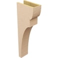 thumbnail image 5 of 6"W x 12"D x 36"H Thin Yorktown Rough Cedar Woodgrain TimberThane Corbel, Primed Tan, 5 of 6
