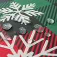 thumbnail image 6 of Christmas Tablecloth Rectangle 60 x 84 Inch, Plaid Table Cloth with Snowflake Decorations, Spillproof Dust-Proof Wrinkle Resistant Washable Table Cloth for Christmas, Dining, Party & Holidays, 6 of 7