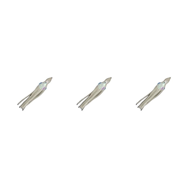Naiovety de calamar Cebos Calamar Señuelo Pesca Energía eficiente Amplio rango Bajo el agua Luminoso Luz nocturna Blanco 6 cm Type1 NO1 Naiovety CBP386444