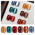 thumbnail image 1 of Set de esmaltes de uñas GAOY Silk Glitter Cat Eye Gel 6 colores, 7,3 ml, 1 of 6