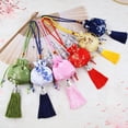 thumbnail image 5 of Solid Color Fashion Brocade Jewelry Packaging Small Pouch Graduation Gift Bedroom Decoration Chinese Style Sachet Dragon Boat Festival Bag Jewelry Storage Bag Women Sachet PINK, 5 of 8