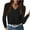 Black, variant on ATOYSOY Outwear Solid Color Cropped Coat Open Front Cardigan Fall Winter Loose Jackets Knitted Sweaters for Women Long Sleeve Tops Trendy Casual Ribbed Black L