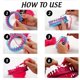 thumbnail image 4 of Juego De Telares De Tejer Redondos, Kit De Herramientas De Telar De Tejer Multiusos, Bricolaje Ligero Y Eficiente Para Calcetines, Bufandas, Guantes, 4 of 7