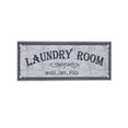 thumbnail image 2 of YAOMOBB Low Profile Laundry Mat Water Absorbent Floor Mat Laundry Room Letter Printed Non Slip Stain Resistant Bathroom Carpet, 2 of 6