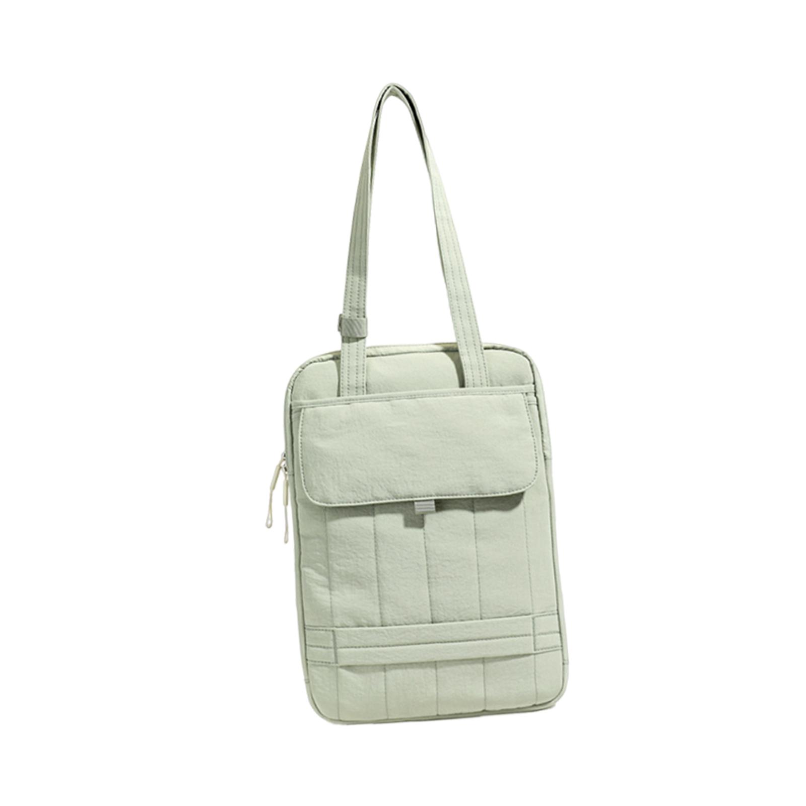 Laptop Shoulder Bag Tote Handbag Waterproof Taffeta Velvet Fits 15 Inch Students Office Travel