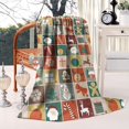 thumbnail image 2 of Multicolor Christmas Pattern Blanket,Comfortable Soft Lamb Wool Throw Blanket,All Season,Warm Lightweight Blankets for Sofa Bed Couch Living Room Chair,60"x80", 2 of 4