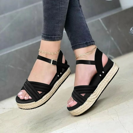 

Vedolay Sandals Ladies Sandals for Women Flat Slides Sandals Comfortable Casual Summer Beach Shoes for Women Yellow 6.5