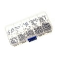 thumbnail image 1 of FUEENIRVA Metric Screw Kit 200Pcs Hex Socket Head Screws for Precision Instruments and Meters Silver Carbon Steel, 1 of 8