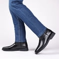 thumbnail image 4 of Bota Hombre Punta Cuadrada Negro Caballero Botas Vaquero Western, 4 of 6