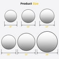 thumbnail image 2 of TROPOW Bathroom Mirror,30 Inch Black Round Mirror Wall Mounted Round Mirror for Bathroom Decor,Vanity Round Metal Mirror Decorative Round Mirror Wall Mounted Makeup Mirror, 2 of 7